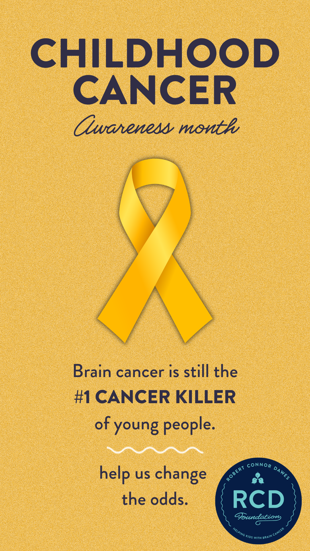 Childhood Cancer Awareness Month Instagram Story