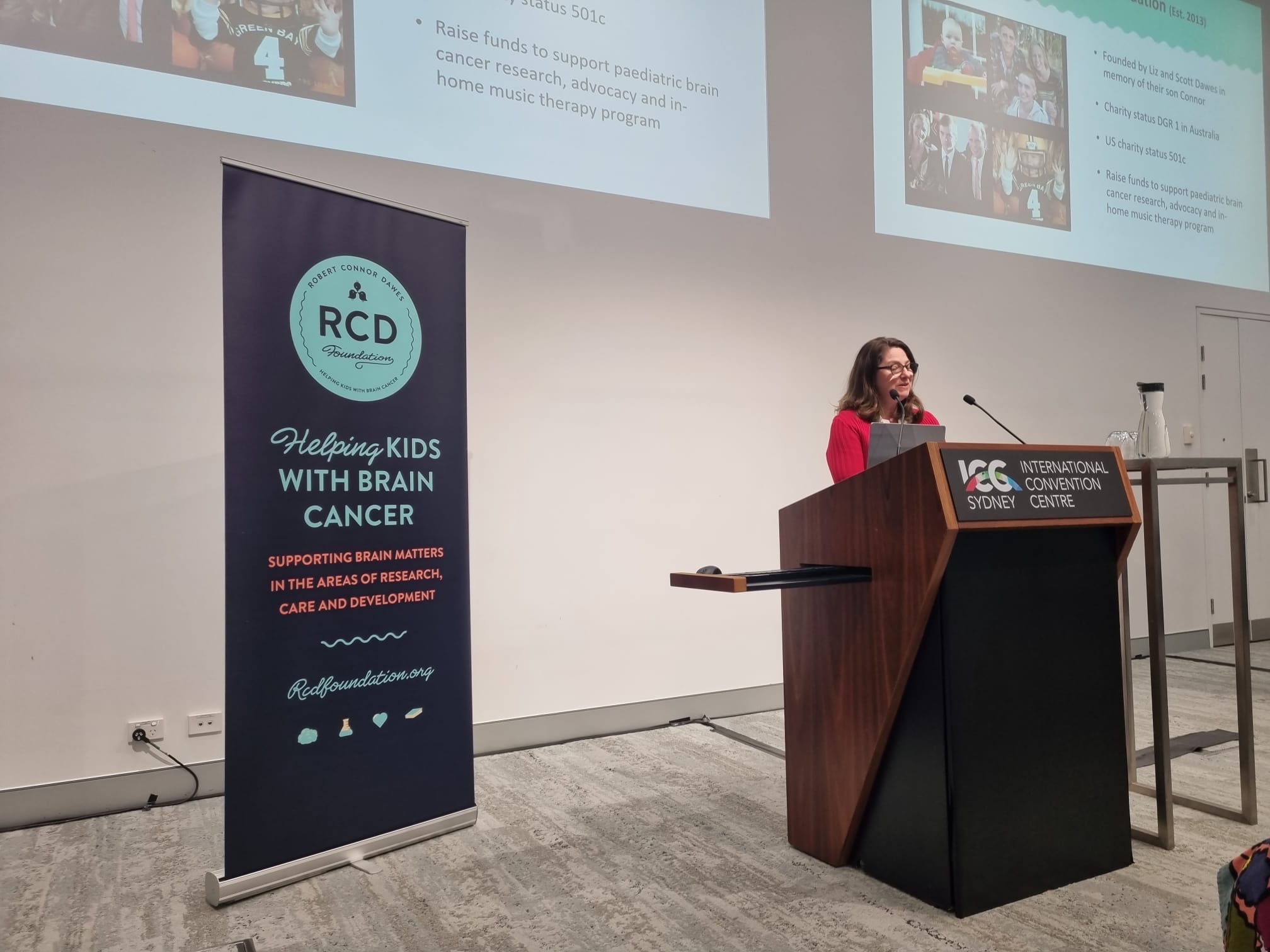 Dr Kim Wark - RCDF Head of Research speaking at ISPNO